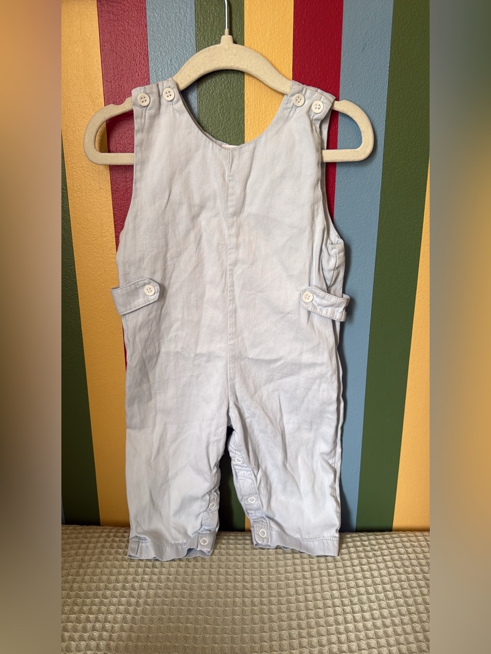 Little Lullaby Light Blue Baby Longalls
